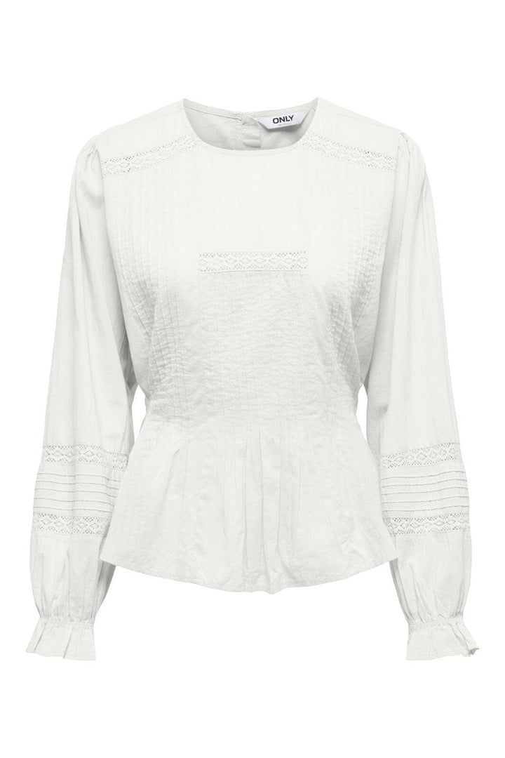 Only - Onlemina Ls Loose Top - 4983449 Cloud Dancer