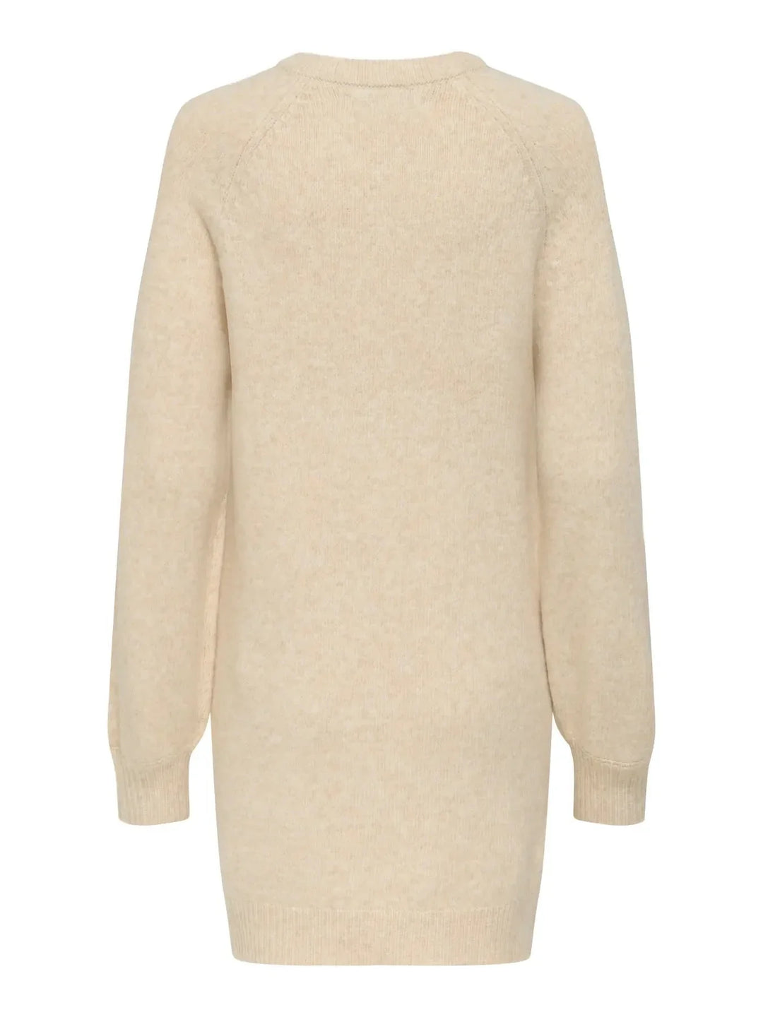 Only - Onlemma Life Ls Button Onec Dress Cc Knt - 4853470 Pumice Stone Melange/Gold Button Kjoler 