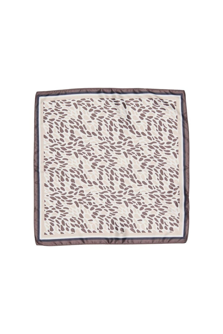 Only - Onlemma Printed Satin Scarf Acc - 4903175 Chocolate Martini Fluid Dots