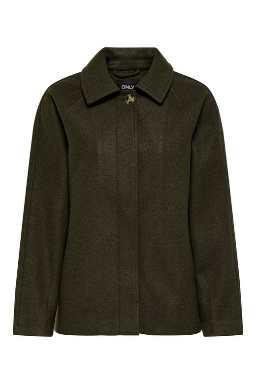 Only - Onlevie Jacket Cc - 5100138 Dark Olive Melange