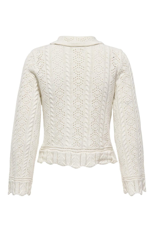 Only - Onlfrieda Life Ls Structure Cardi Cc Knt - 4972342 Birch Horn Button