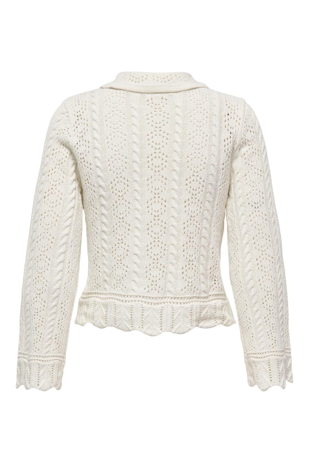 Only - Onlfrieda Life Ls Structure Cardi Cc Knt - 4972342 Birch Horn Button