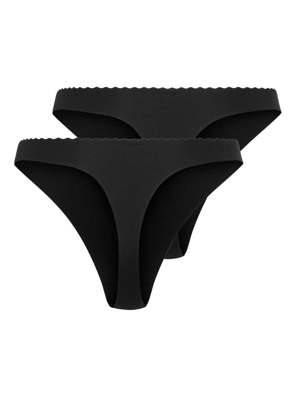 Only - Onlgabrielle 2-Pack Thong Acc - 4740063 Black