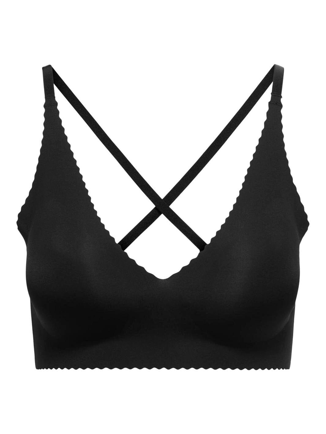 Only - Onlgabrielle Crossback Bralette Acc - 4740047 Black
