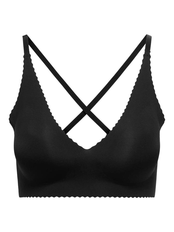 Only - Onlgabrielle Crossback Bralette Acc - 4740047 Black