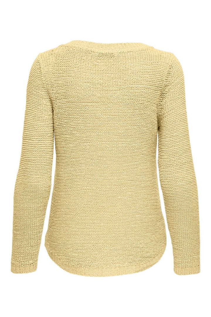 Only - Onlgeena Xo L/S Pullover Knt - 4910749 Sunlight
