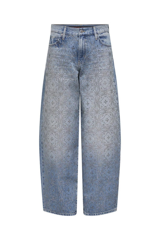 Only - Onlgianna Rhinestone Str Red Dot - 4907861 Light Medium Blue Denim