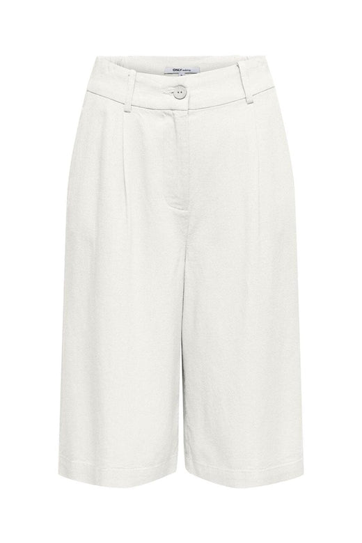 Only - Onlgoa Linen Bl Long Shorts Cc Tlr - 4942152 Cloud Dancer