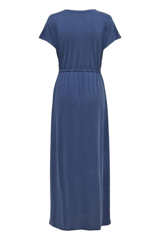 Only - Onlhannah S/S Long Dress - 4760665 Ensign Blue Kjoler 