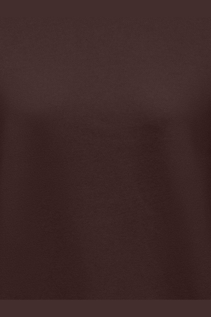 Only - Onlhappy L/S Crew Neck Swt - 5199521 Coffee Bean
