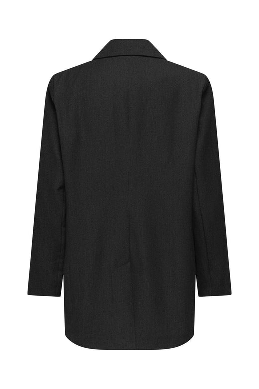 Only - Onlhattie-Lana L/S Overs Mel Blazer Tlr - 4757822 Black