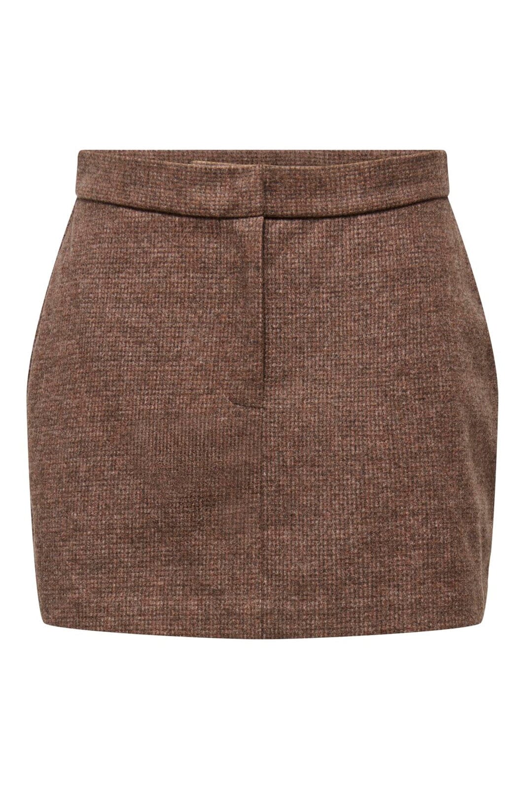 Only - Onlimmy Life Check Skirt - 4950751 Chestnut Minicheck W/Shopping Bag