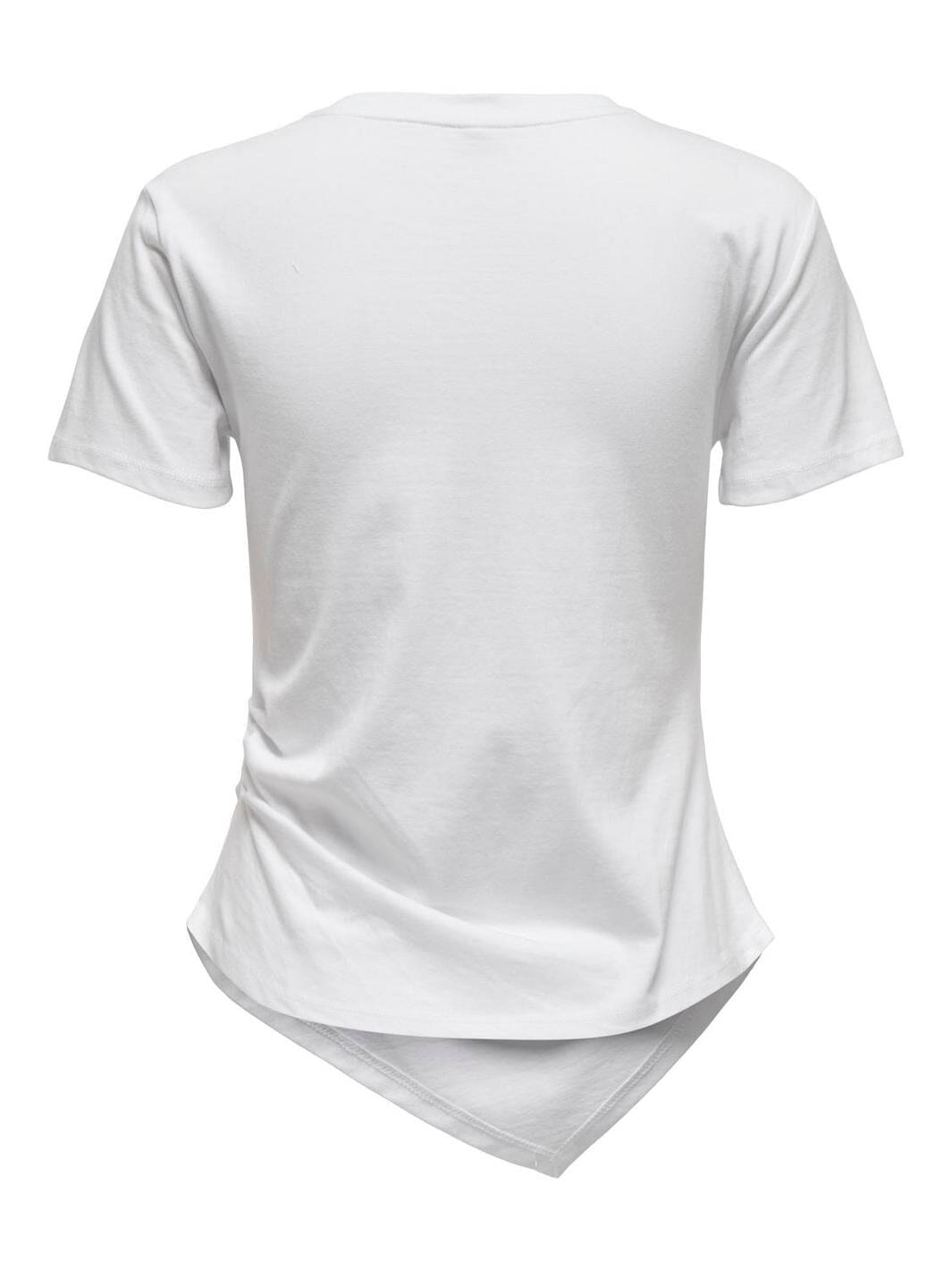 Only - Onlindy S/S O-Neck Top - 4771483 Bright White