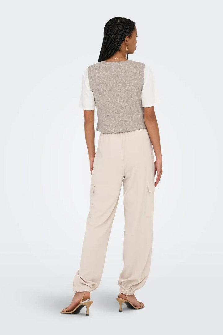 Only - Onljayla S/L Waistcoat - 4772421 Pumice Stone Melange