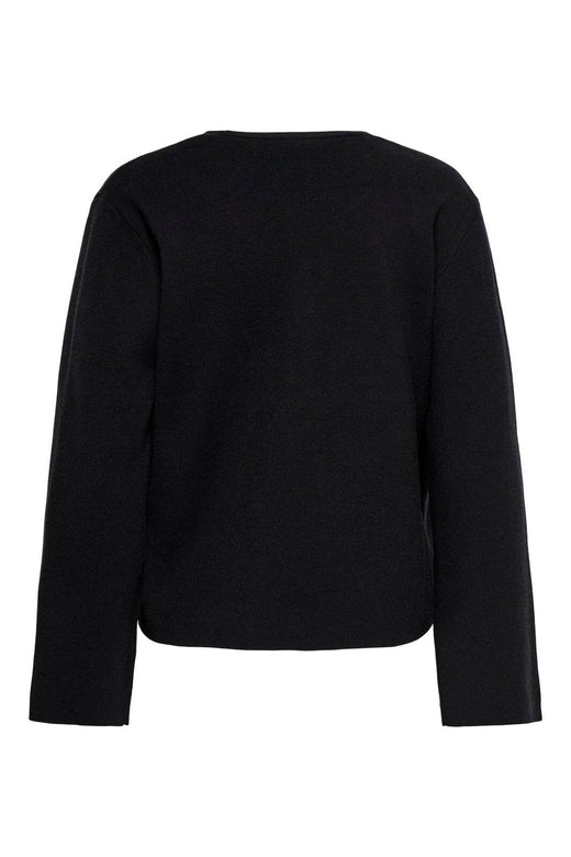 Only - Onljing Ls Vneck One Button Cardi Knt - 5088617 Black Gold Button