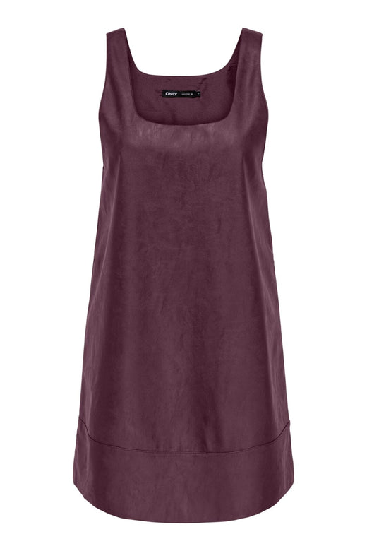 Only - Onljosie Faux Leather Dress Cc - 4852675 Mauve Wine