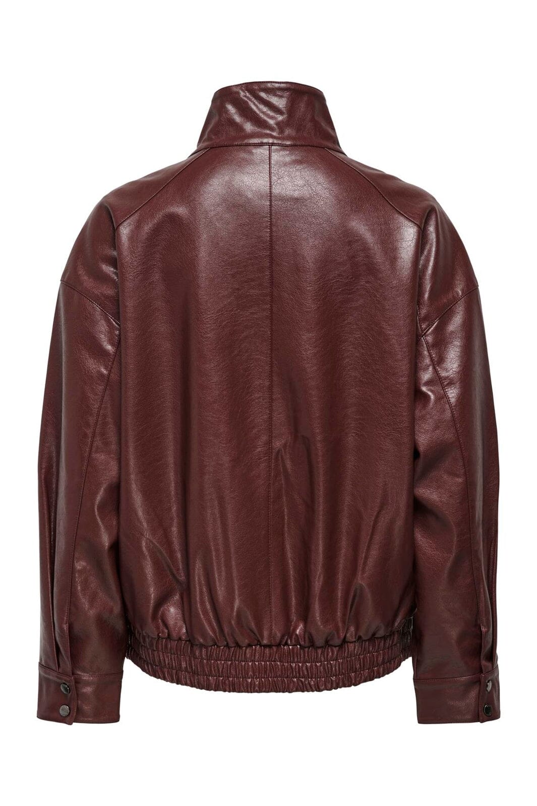 Only - Onljulia Faux Leather Ovz. Bomber - 5002462 Rum Raisin