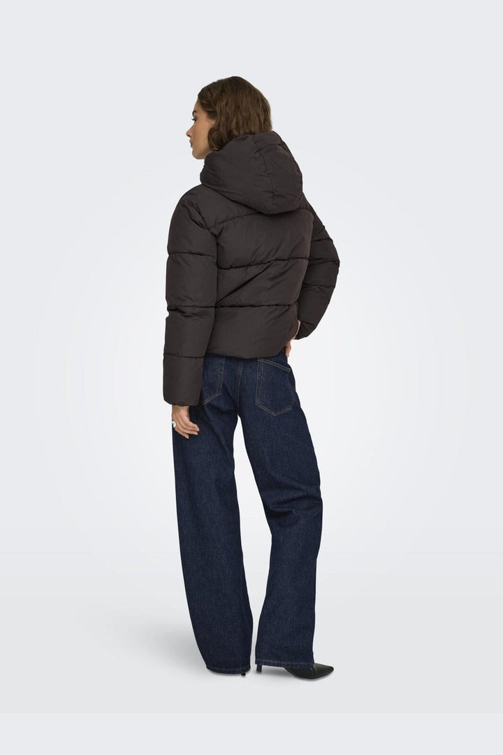 Only - Onljuta Life Short Puffer - 4943921 Chocolate Torte