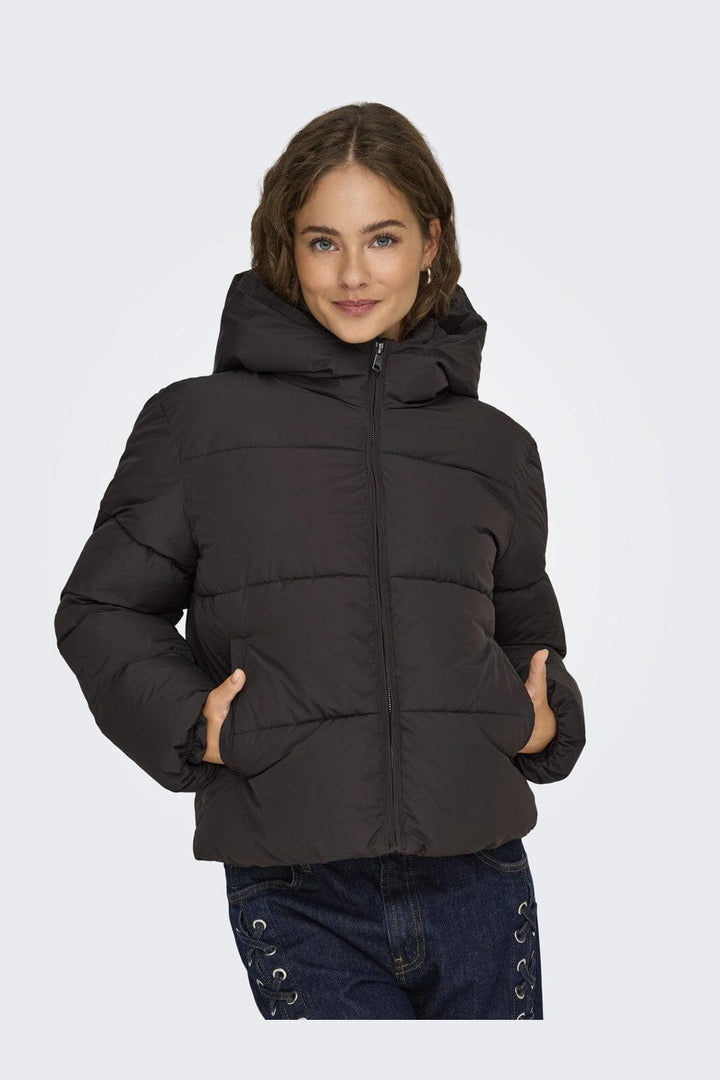 Only - Onljuta Life Short Puffer - 4943921 Chocolate Torte