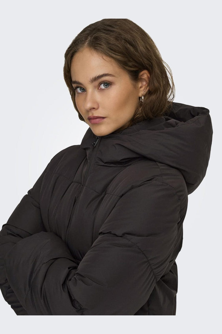Only - Onljuta Life Short Puffer - 4943921 Chocolate Torte