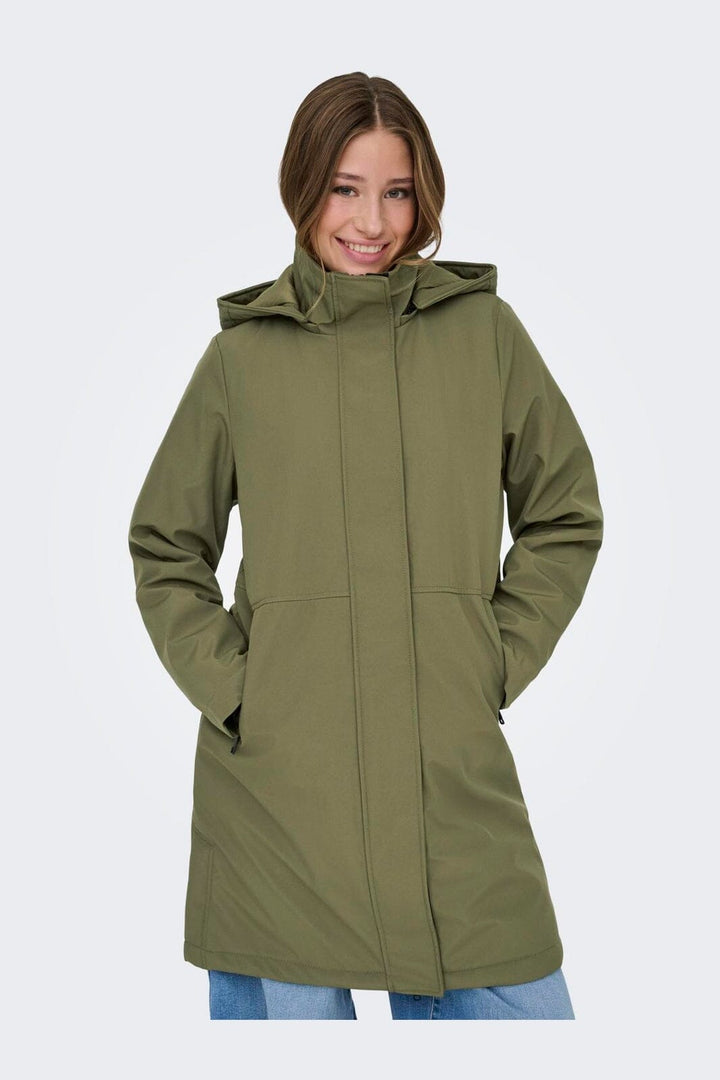 Only - Onlkara Parka Cc - 4903463 Stone Gray