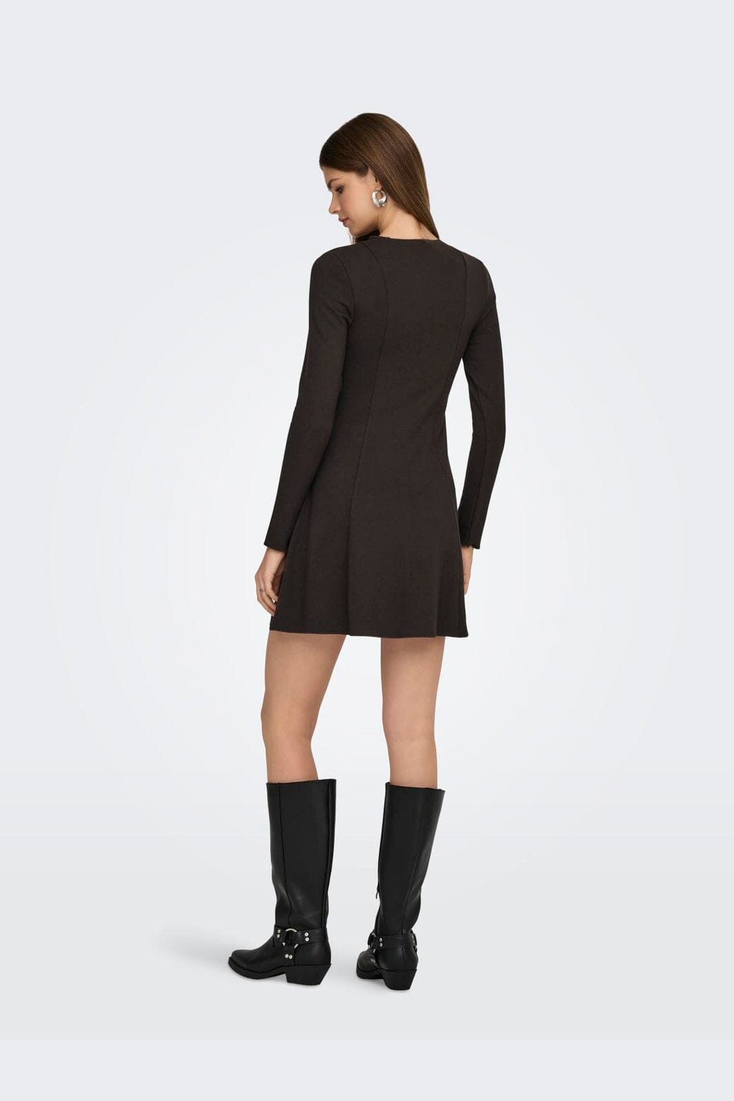 Only - Onlkenya L/S Dress - 4957219 Chocolate Torte