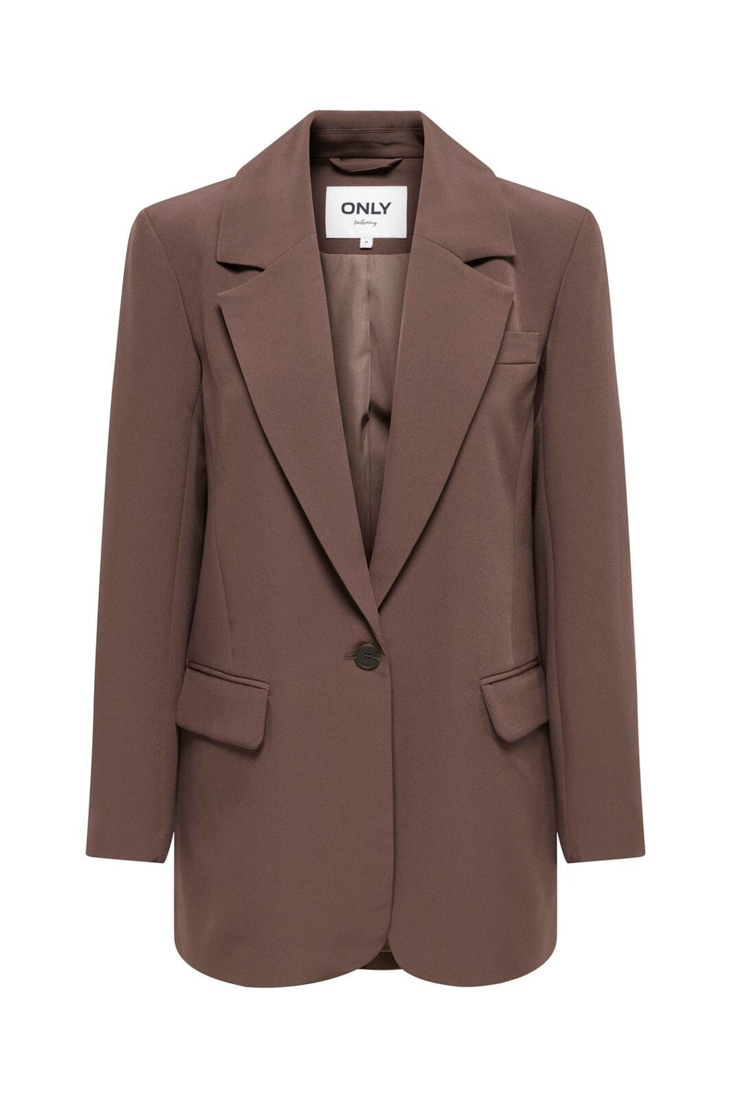 Only - Onllana-Berry L/S Slit Blazer Cc Tlr - 5049901 Chocolate Martini
