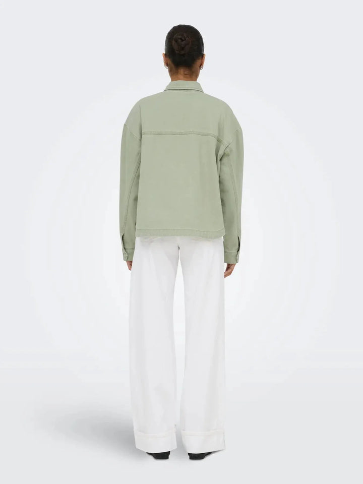 Only - Onllara Ls Shacket Gua - 5036778 Laurel Wreath Jakker 