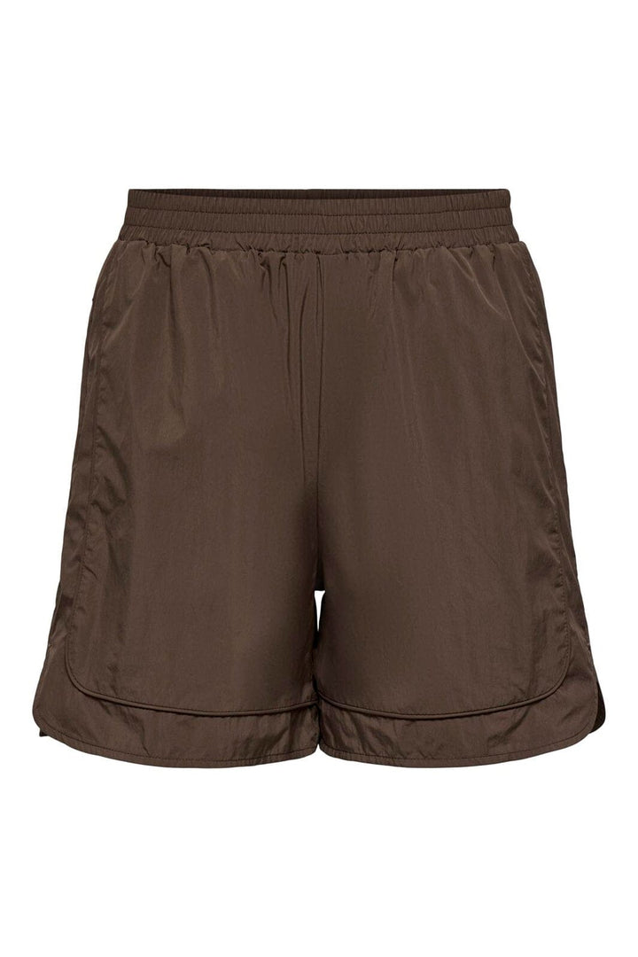 Only - Onllara Piping Shorts - 4994602 Chocolate Martini