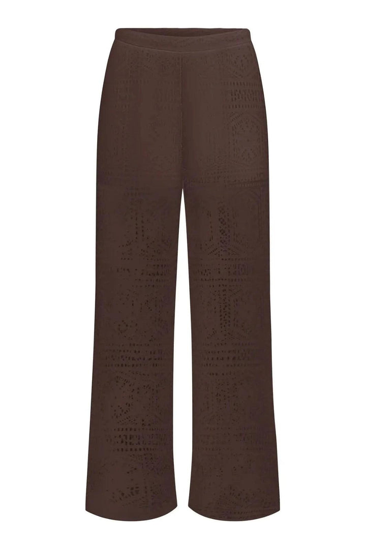 Only - Onllian Lace Wide Pants - 5045334 Shopping Bag Bukser 
