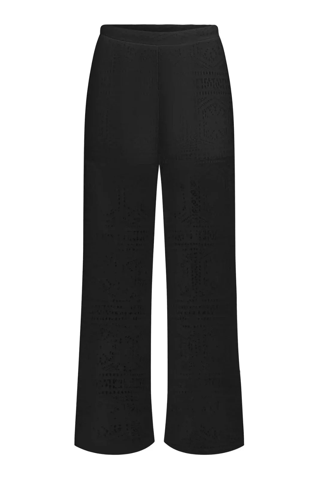 Only - Onllian Lace Wide Pants - 5045335 Black Bukser 