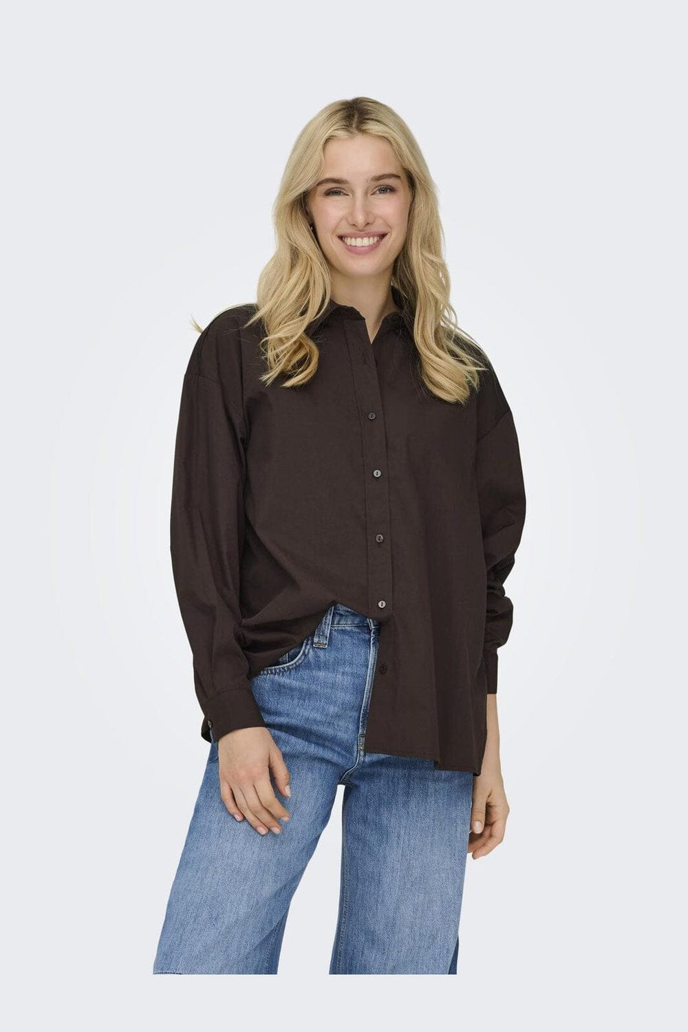 Only - Onllibba L/S Shirt - 4951305 Coffee Bean
