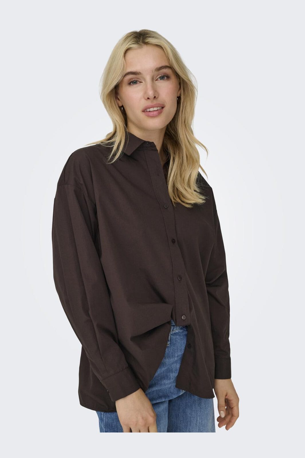 Only - Onllibba L/S Shirt - 4951305 Coffee Bean