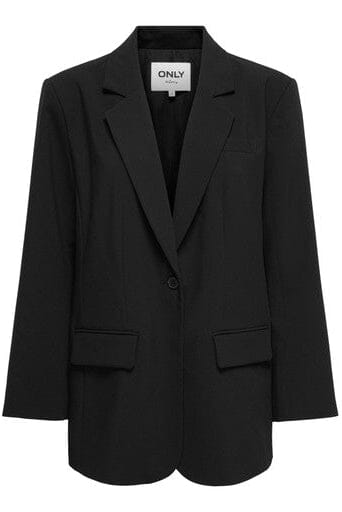 Only - Onllinda-Raven L/S Bf Blazer Tlr - 4980288 Black Blazere 