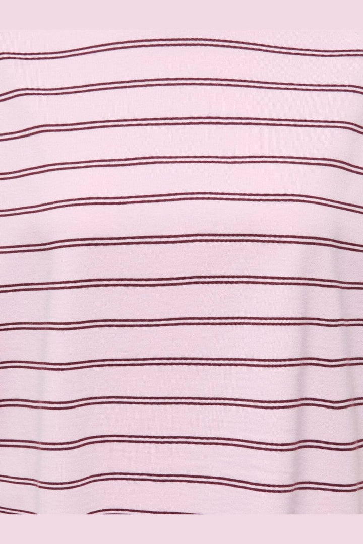 Only - Onllisa Stripe S/S Top - 5190510 Pink Lady Windsor Winde Stripes