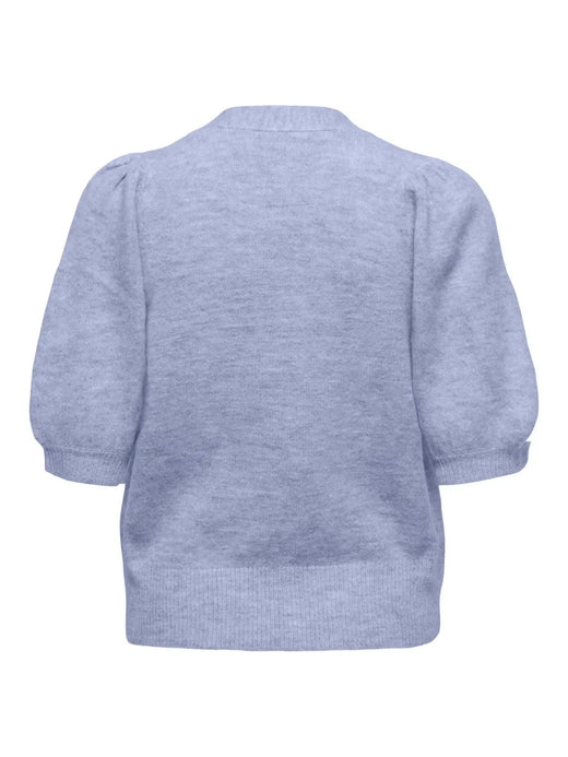 Only - Onlliva V-Neck S/S Cardigan Knt - 4975980 Skyway Melange Cardigans 