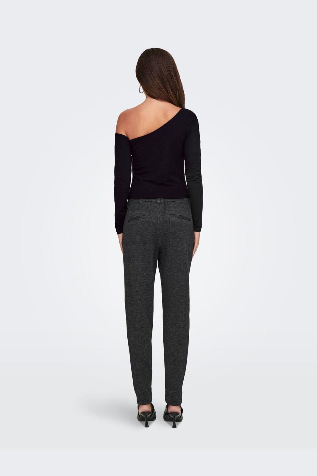 Only - Onllive Love Life L/S Oneshoulder Topjrs - 4710675 Black