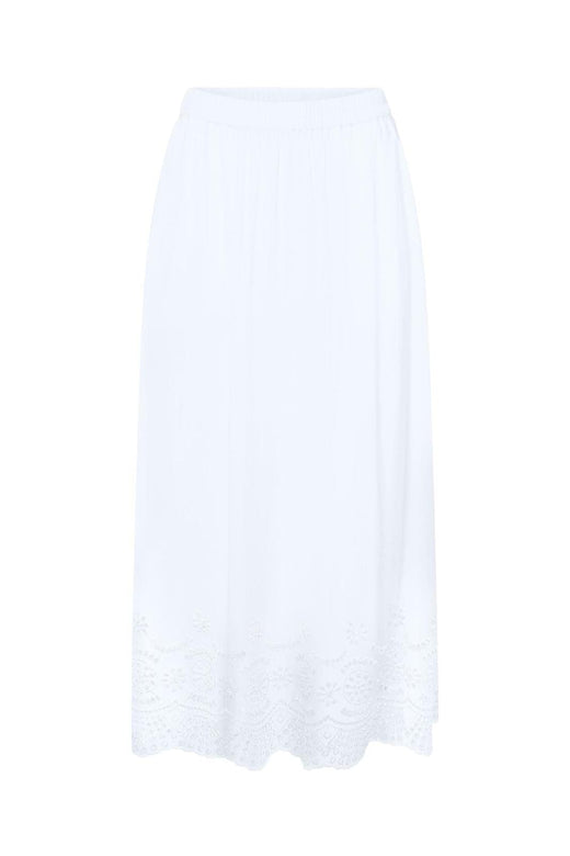Only - Onllou Life Emb Long Skirt - 4689278 Bright White