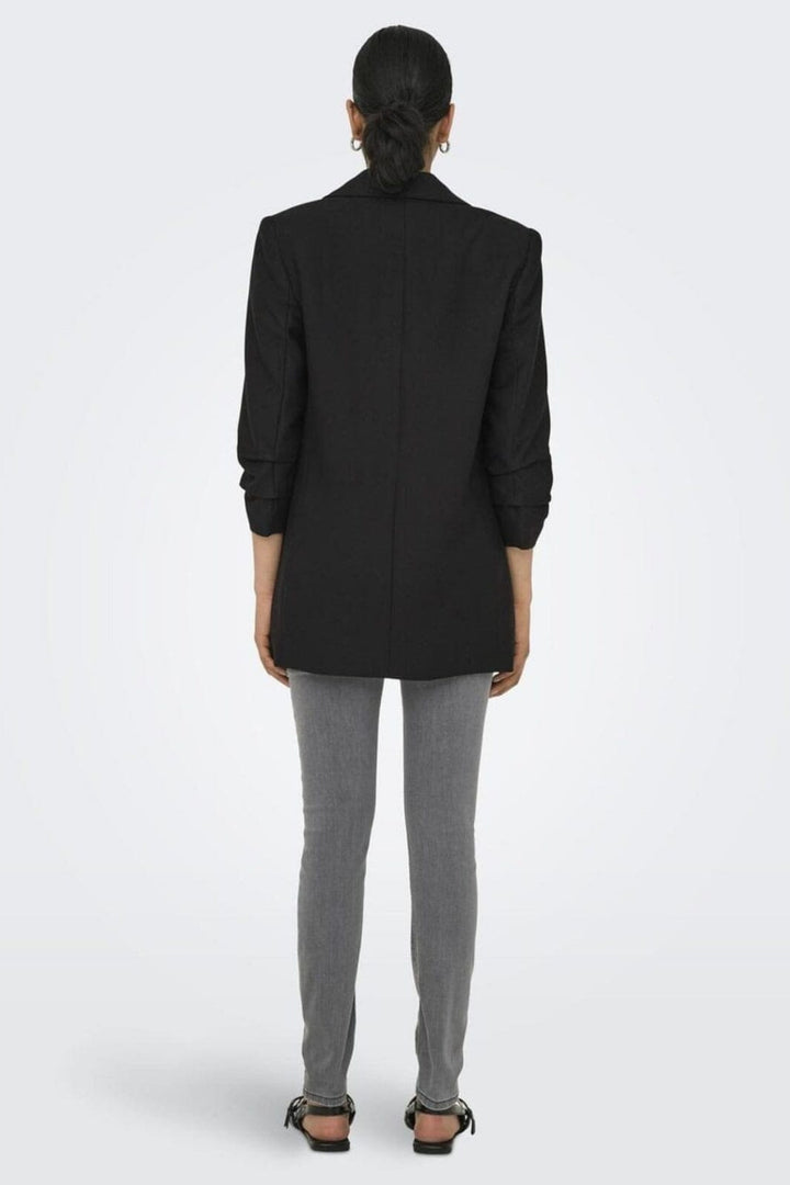 Only - Onllucca Life 3/4 Blazer Moch Tlr - 4823062 Black