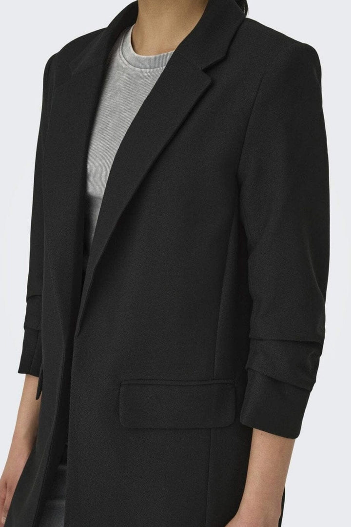 Only - Onllucca Life 3/4 Blazer Moch Tlr - 4823062 Black