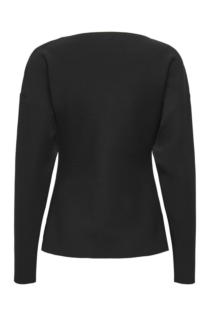 Only - Onlluma-Clever L/S Waist Cardigan Tlr - 4969683 Black