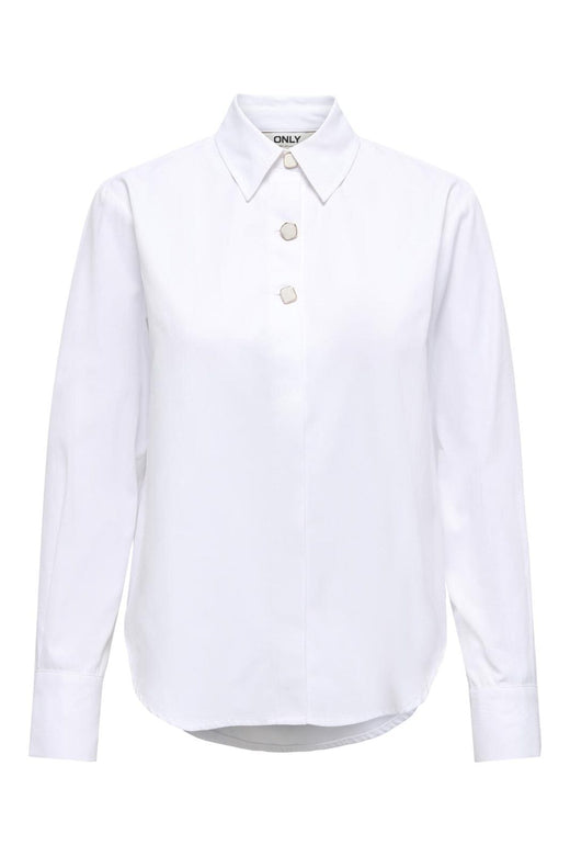 Only - Onllyra Oregon L/S Shirt - 4967434 Cloud Dancer