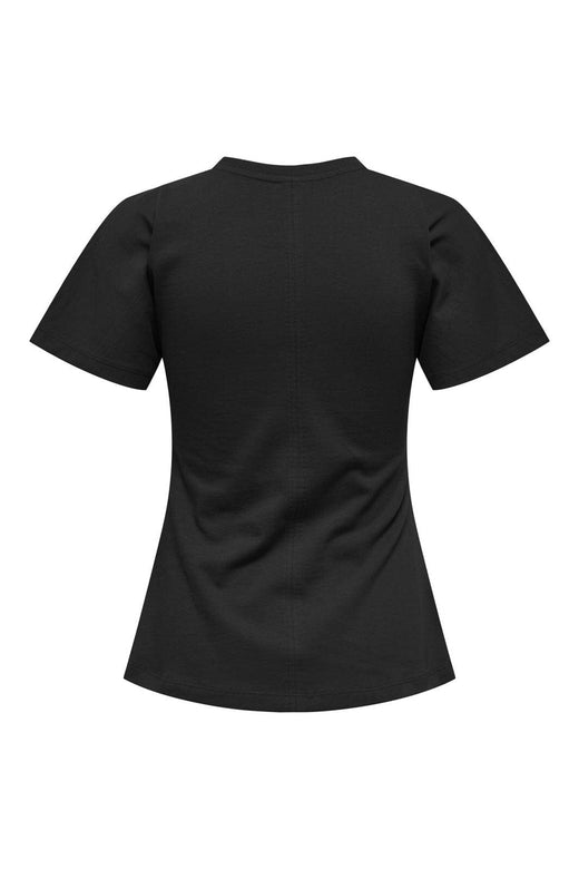 Only - Onlmarie Life S/S Ruching Top - 4960702 Black