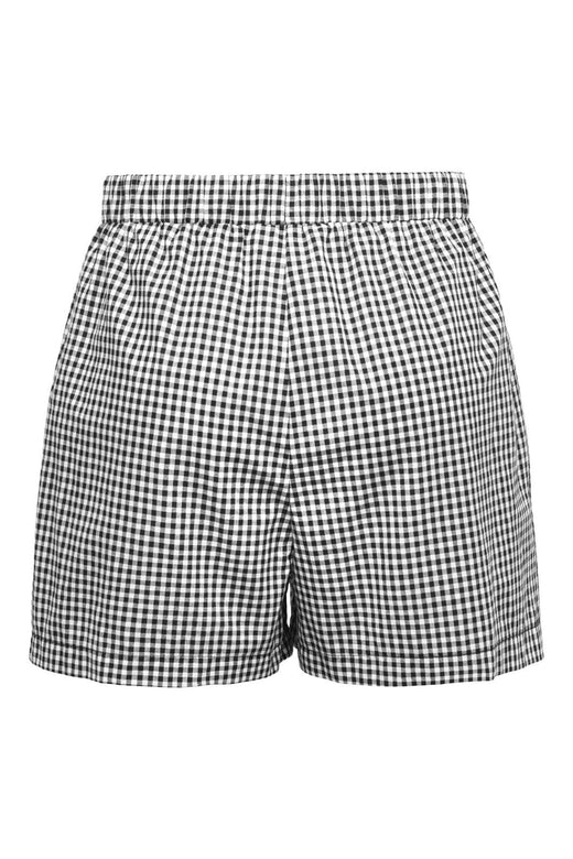 Only - Onlmaye Check Shorts - 4955610 Black White