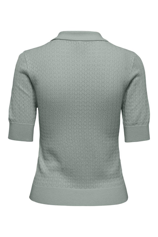 Only - Onlmeddi Life Ss Structure Polo Cc Knt - 4981787 Jadeite Dtm Button/Needledrop