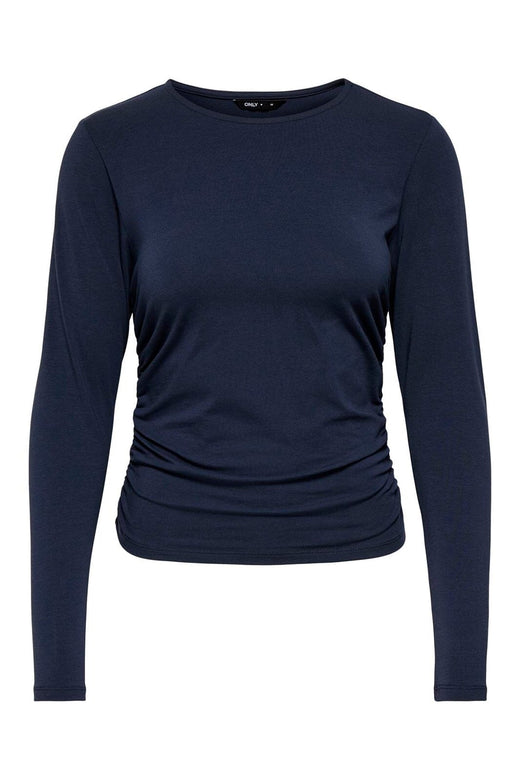 Only - Onlmira Life L/S Ruching Top - 5087696 Seaborne