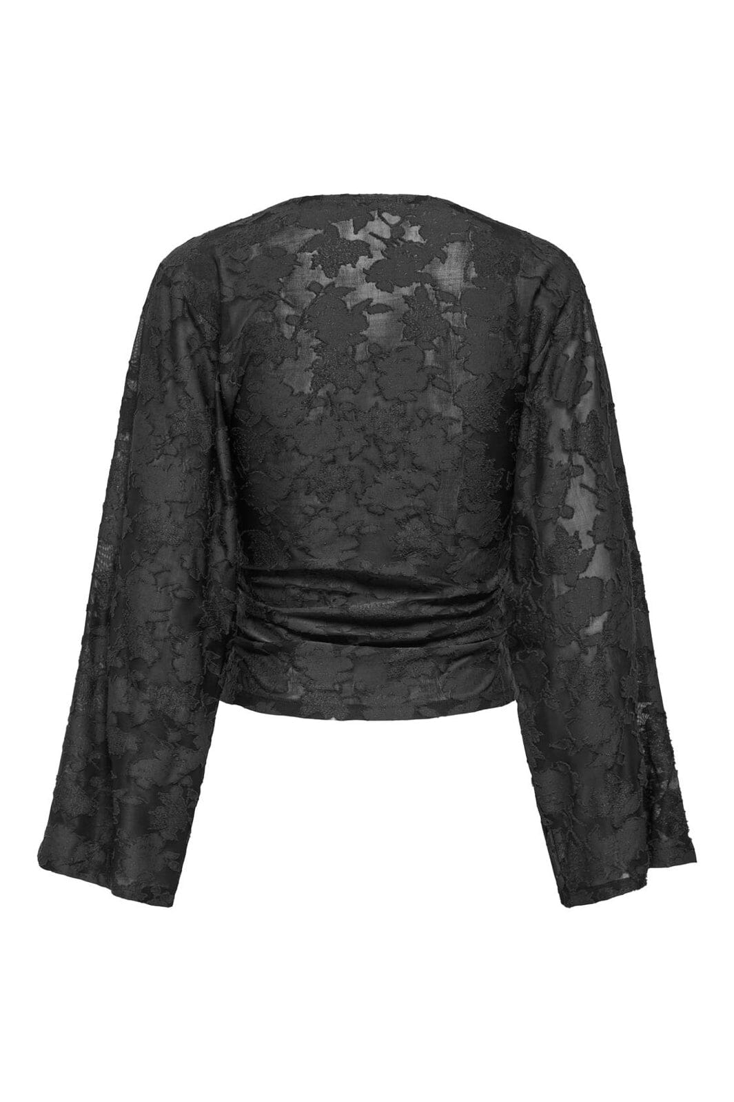 Only - Onlnadia L/S Ruching Top - 5170646 Black