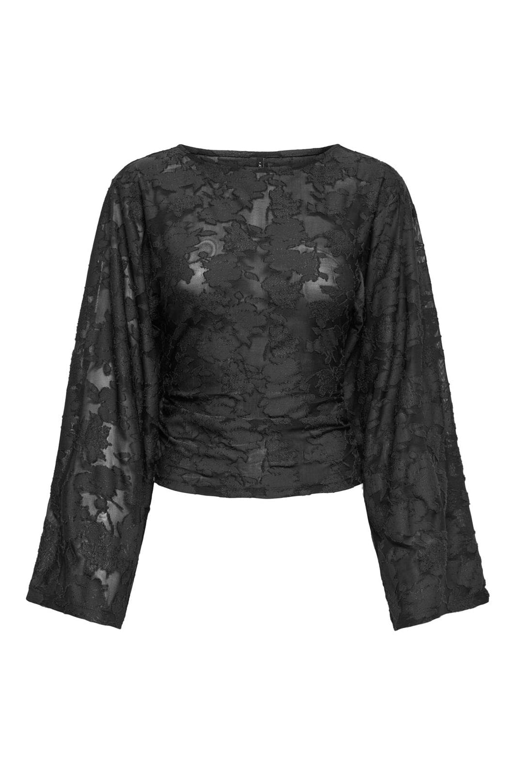 Only - Onlnadia L/S Ruching Top - 5170646 Black