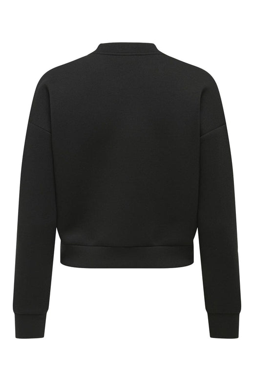 Only - Onlnaomi L/S Bomber Swt - 4912033 Black Gold Buttons