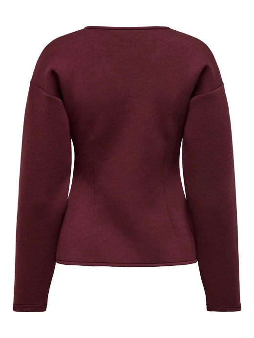 Only - Onlnaomi L/S Cardigan Swt - 4912046 Decadent Chocolate Gold Buttons Cardigans 